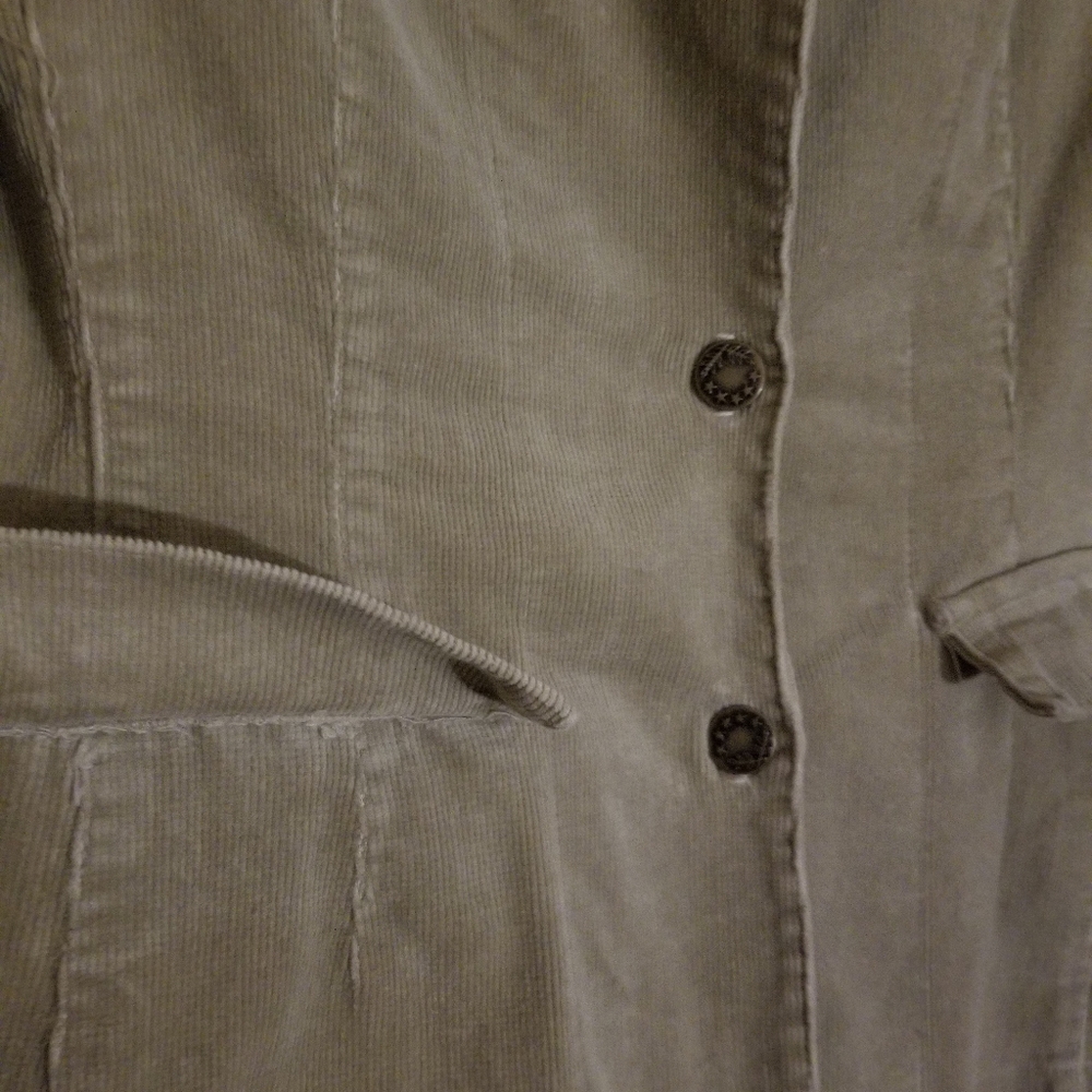 Forever 21 Corduroy jacket, tan, soft.